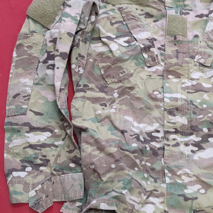 MEDIUM Regular Deployment Frac Multicam OCP Uniform Top Jacket US Army Air Force Used (ocp12- ea08-YLU45)