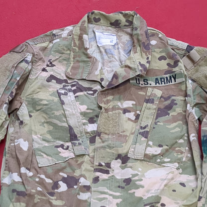 33 X-Short Female Traditional OCP Uniform Top Jacket US Army Air Force Used (fc06-9)