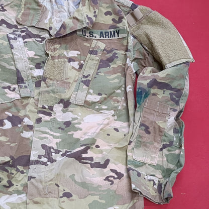 33 X-Short Female Traditional OCP Uniform Top Jacket US Army Air Force Used (fc06-9)