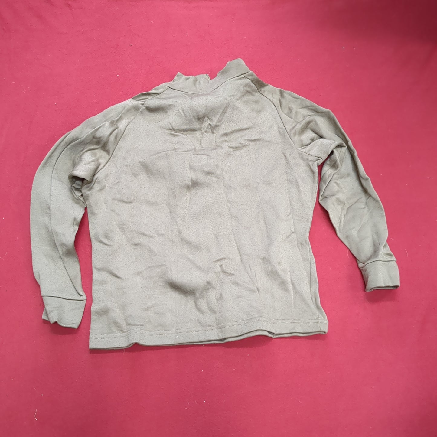 1980s/90s US Army MEDIUM Cold Weather Undershirt Brown Excellent Condition (18g waf2- fa02-20)