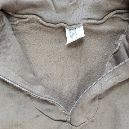 1980s/90s US Army SMALL Cold Weather Undershirt Brown Good Condition (18g waf2- fa02-1)