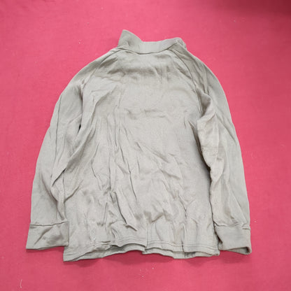 1980s/90s US Army MEDIUM Cold Weather Undershirt Brown Excellent Condition (18g waf2- fa02-2)