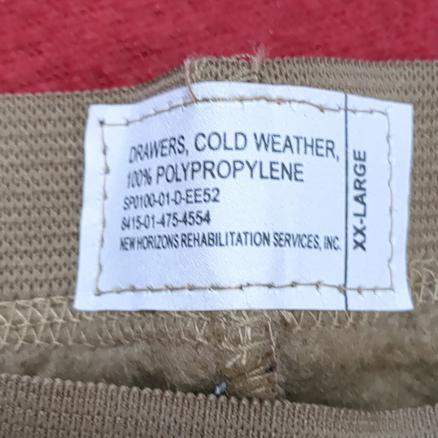 1980s/90s US Army XX-LARGE Cold Weather Pants Brown Excellent Condition (fa04-4)