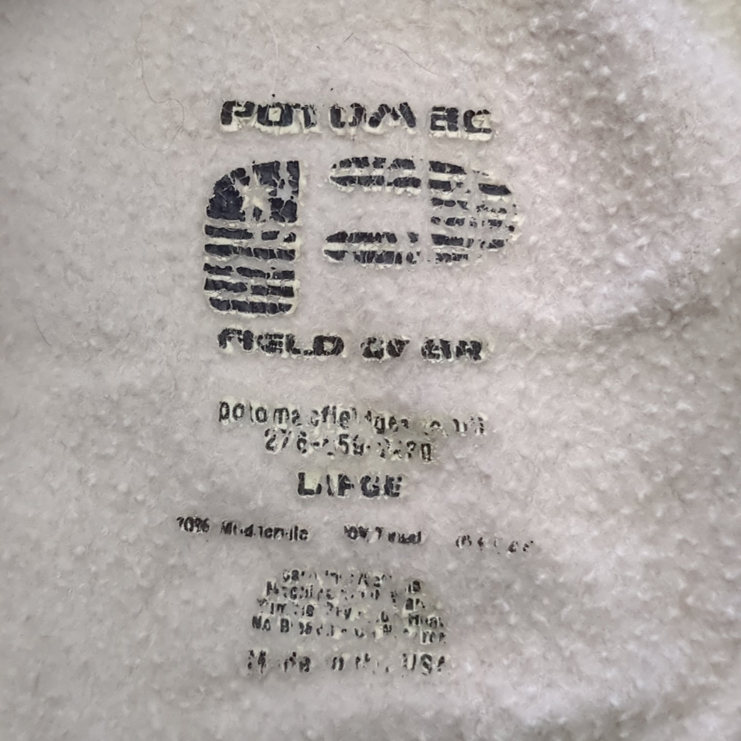 Potomac Large Quarter Zip Base Layer Undershirt Good Condition (22g waf3- fa03-g411)