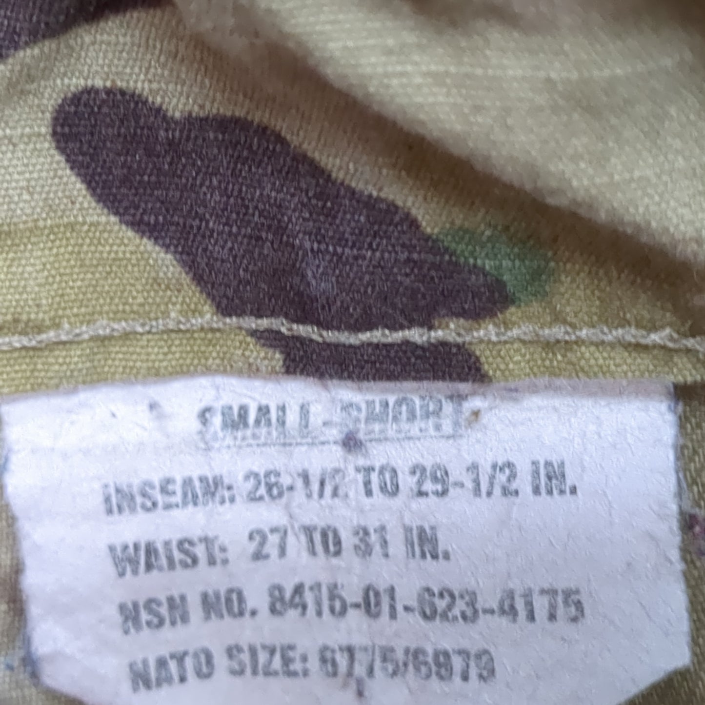 SET of US Army SMALL SHORT Traditional OCP Uniform Top Pants Air Force Used (ec11-g147)