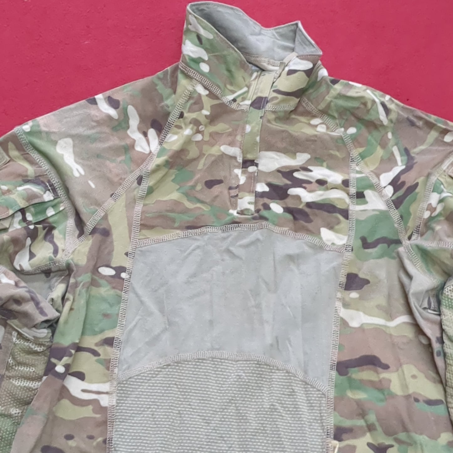 US Army Small Deployment 1/4 Quarter Zip Combat OCP FRAC Top Shirt (23g cso- fa10-g144)