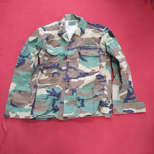 BDU Woodland Medium Type 1 Combat Camouflage Coat Used  (24g BDU2-47)