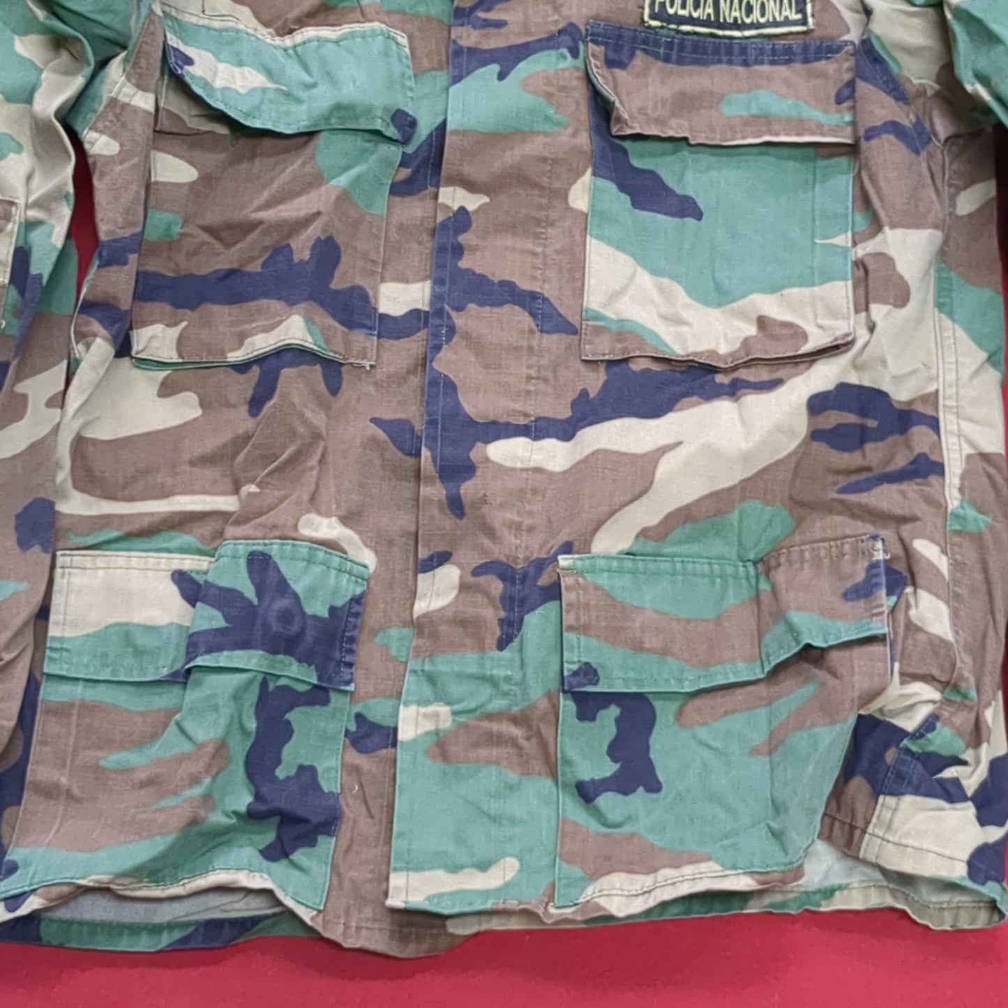 BDU Woodland Medium Type 1 Combat Camouflage Coat Used  (24g BDU2-47)