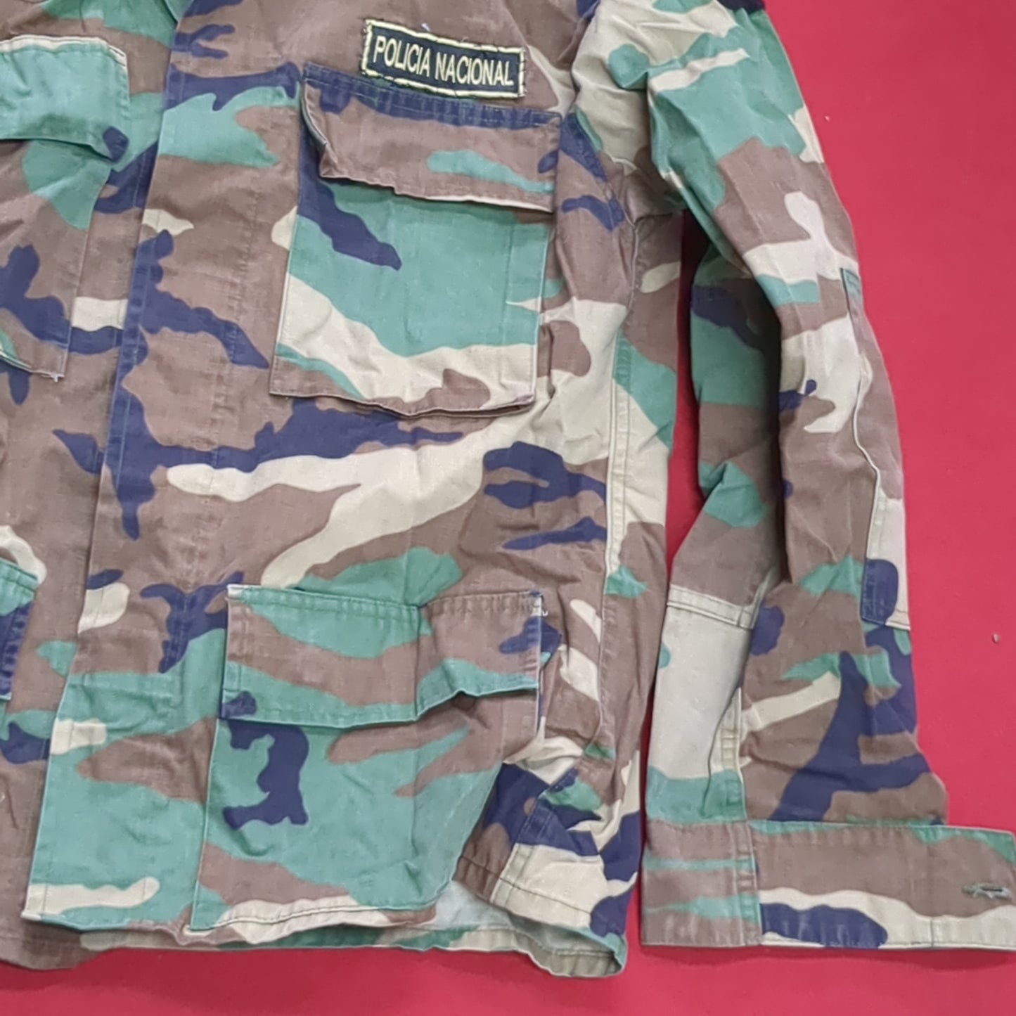 BDU Woodland Medium Type 1 Combat Camouflage Coat Used  (24g BDU2-47)