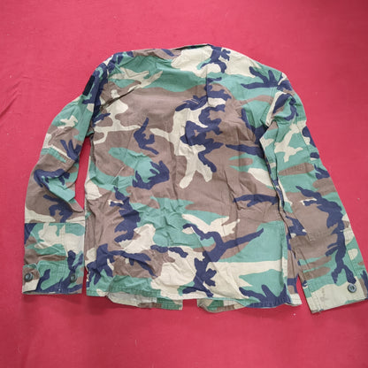 BDU Woodland Medium Type 1 Combat Camouflage Coat Used  (24g BDU2-47)