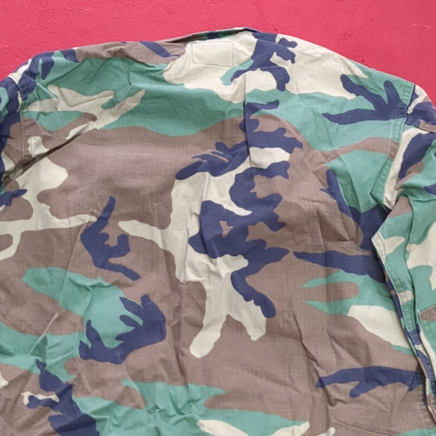 BDU Woodland Medium Type 1 Combat Camouflage Coat Used  (24g BDU2-47)