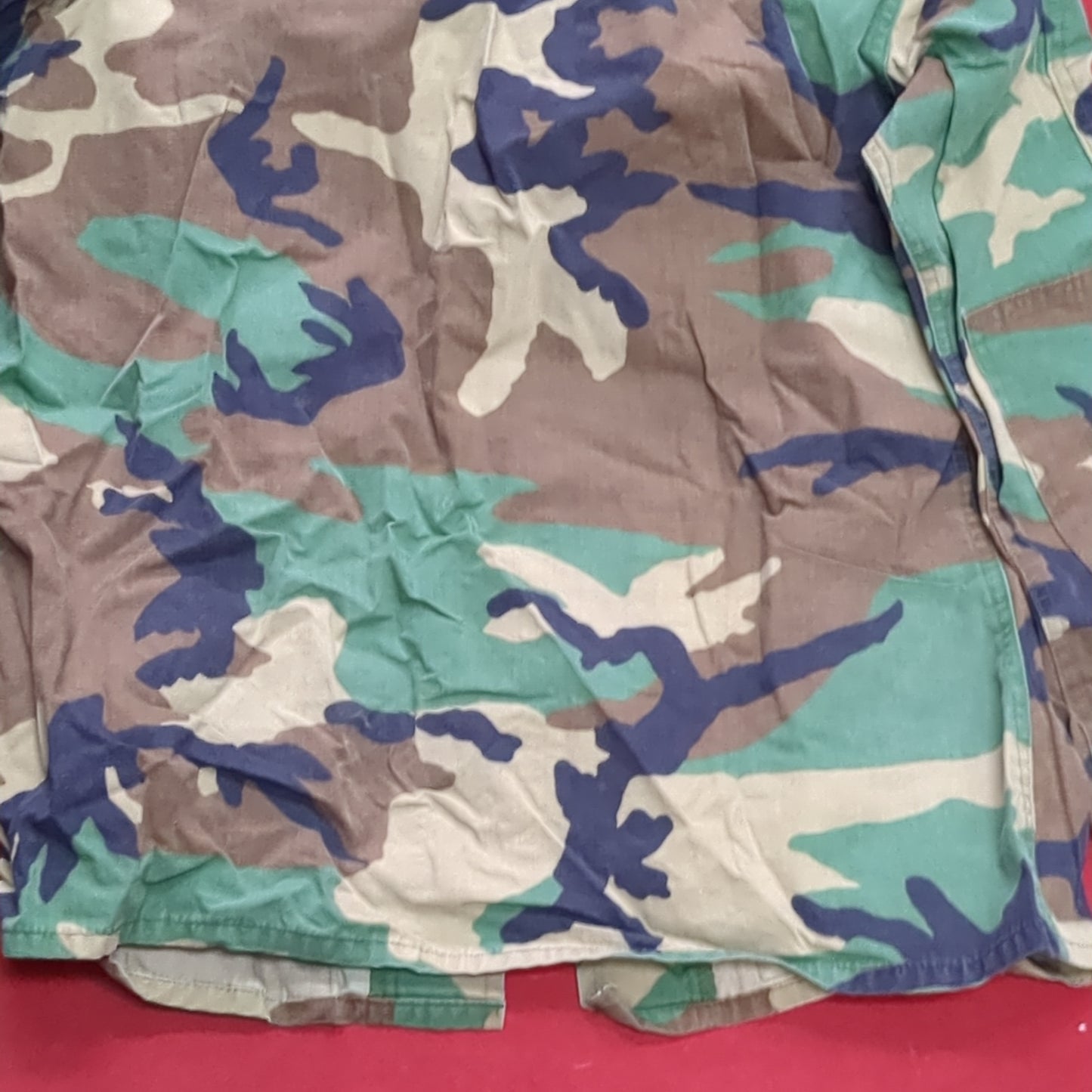 BDU Woodland Medium Type 1 Combat Camouflage Coat Used  (24g BDU2-47)