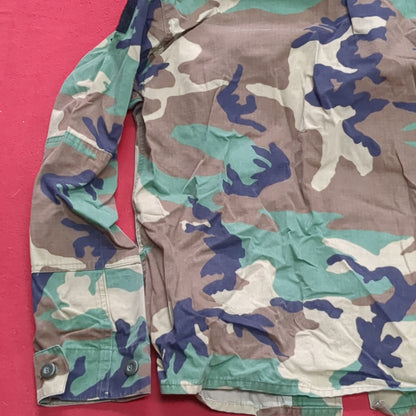 BDU Woodland Medium Type 1 Combat Camouflage Coat Used  (24g BDU2-47)