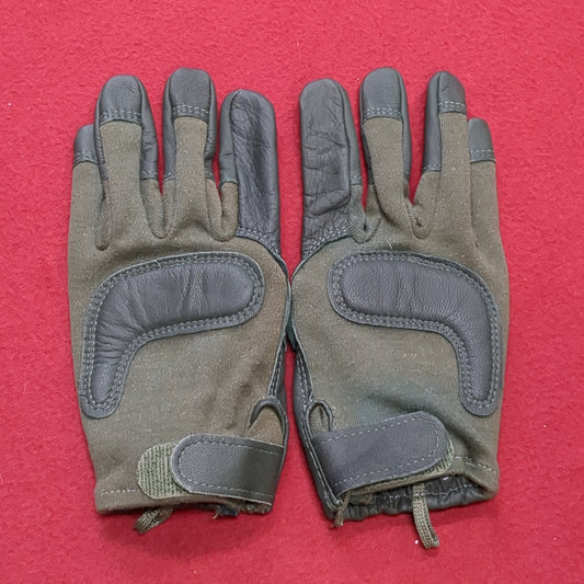 NOS Set of US Army Small HWI Goatskin Kevlar Hot Weather Combat Gloves (42cr- cb3-Small)