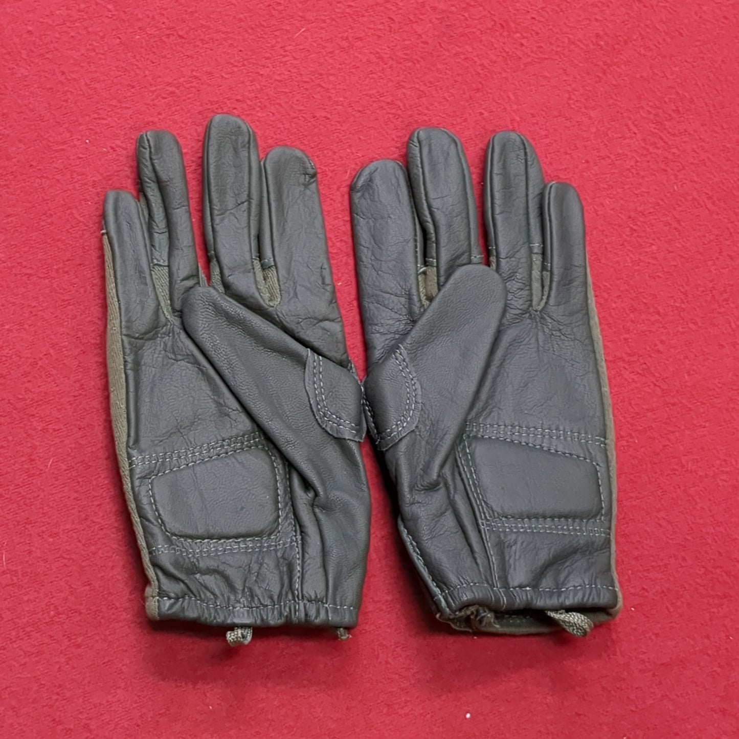 NOS Set of US Army Small HWI Goatskin Kevlar Hot Weather Combat Gloves (42cr- cb3-Small)