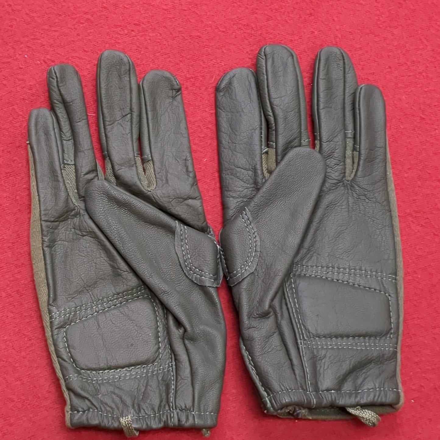 NOS Set of US Army Small HWI Goatskin Kevlar Hot Weather Combat Gloves (42cr- cb3-Small)