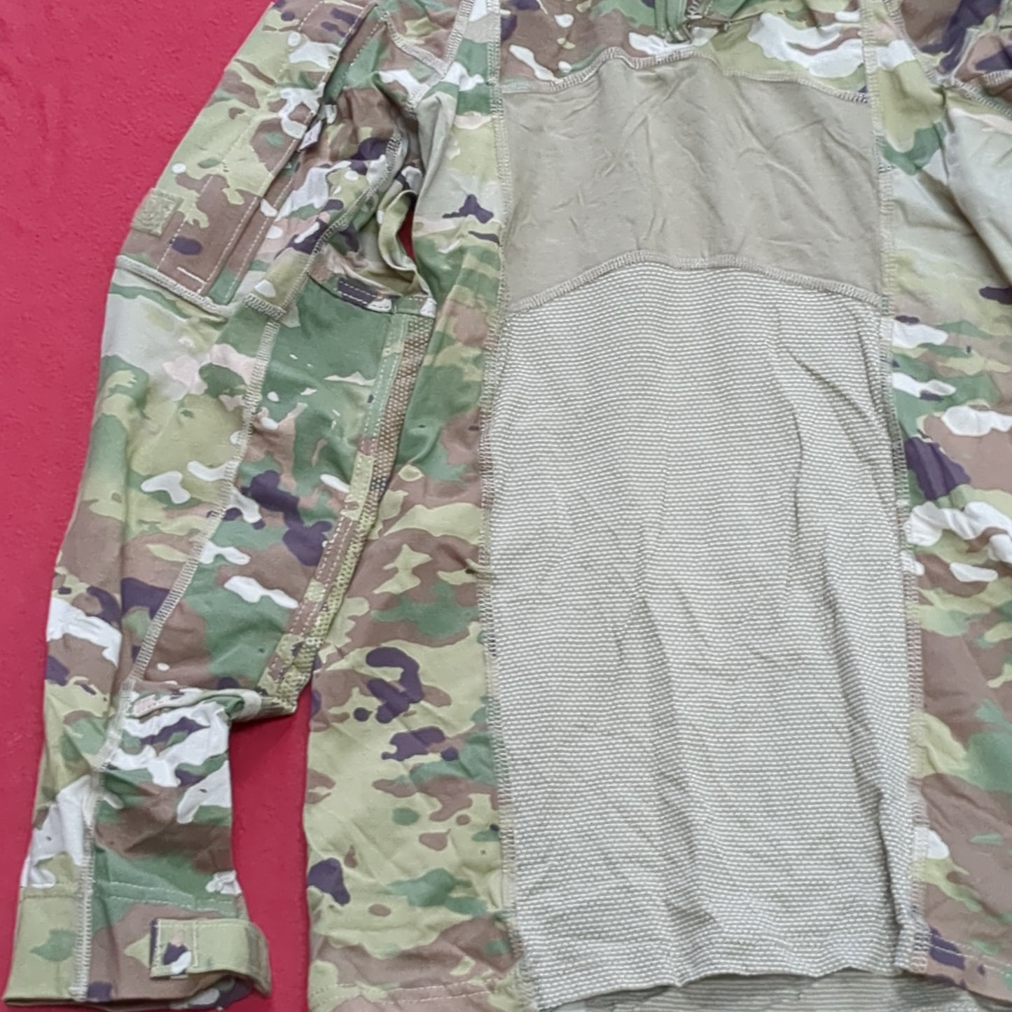 US Army Medium 1/4 Quarter Zip Type 2 Combat OCP Multicam FRAC Top Shirt (cso- fa10-SEP141)