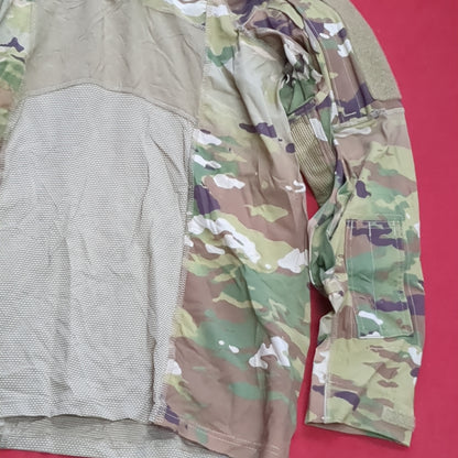 US Army Medium 1/4 Quarter Zip Type 2 Combat OCP Multicam FRAC Top Shirt (cso- fa10-SEP141)