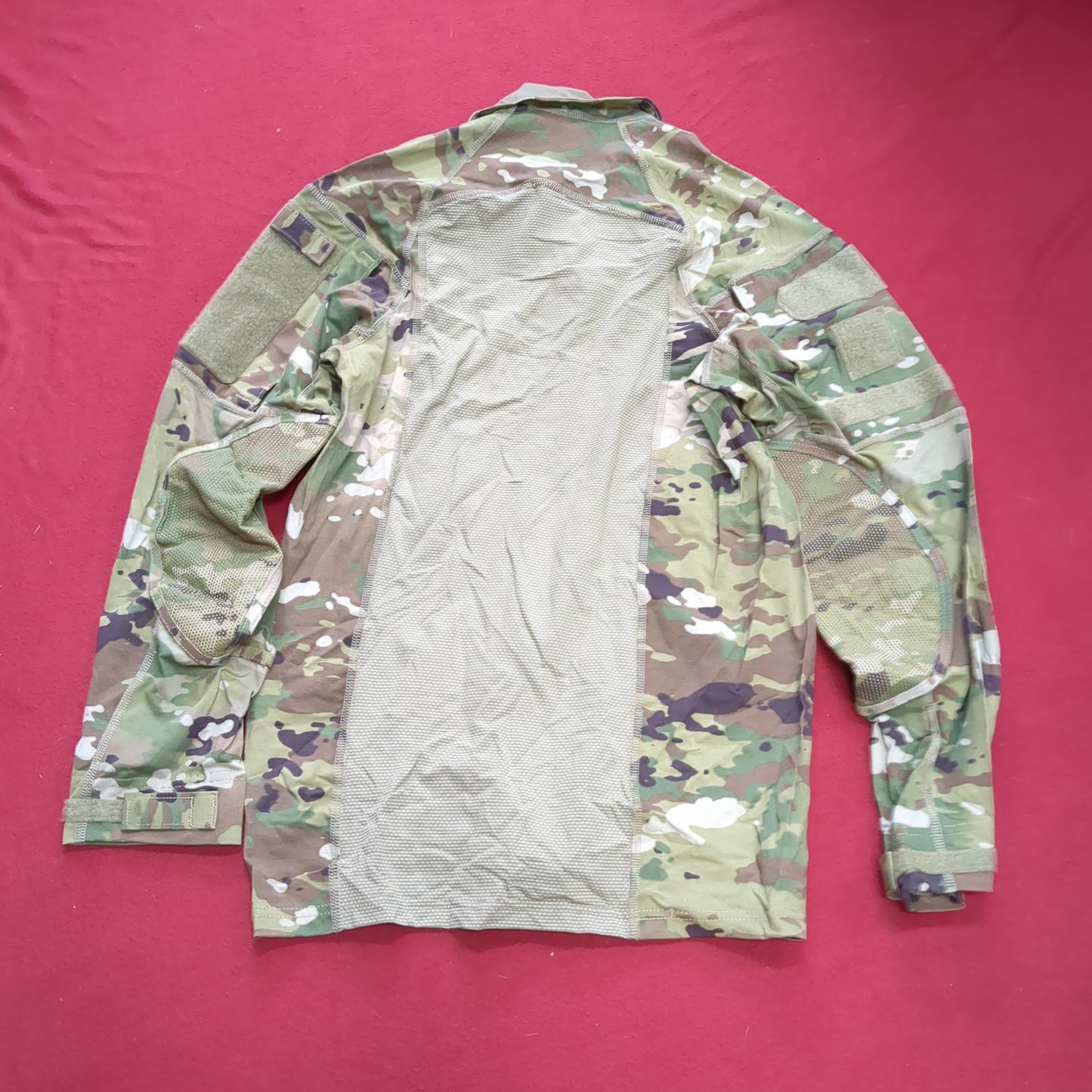 US Army Medium 1/4 Quarter Zip Type 2 Combat OCP Multicam FRAC Top Shirt (cso- fa10-SEP141)