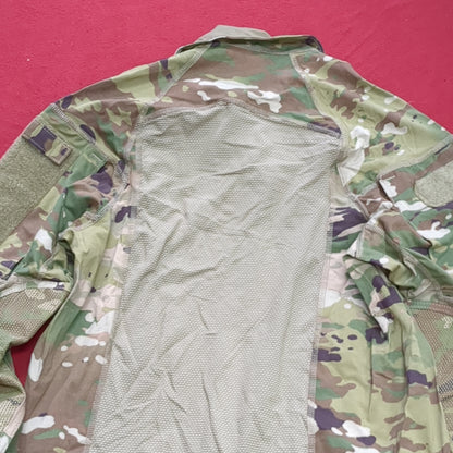 US Army Medium 1/4 Quarter Zip Type 2 Combat OCP Multicam FRAC Top Shirt (cso- fa10-SEP141)