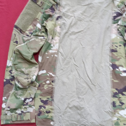 US Army Medium 1/4 Quarter Zip Type 2 Combat OCP Multicam FRAC Top Shirt (cso- fa10-SEP141)