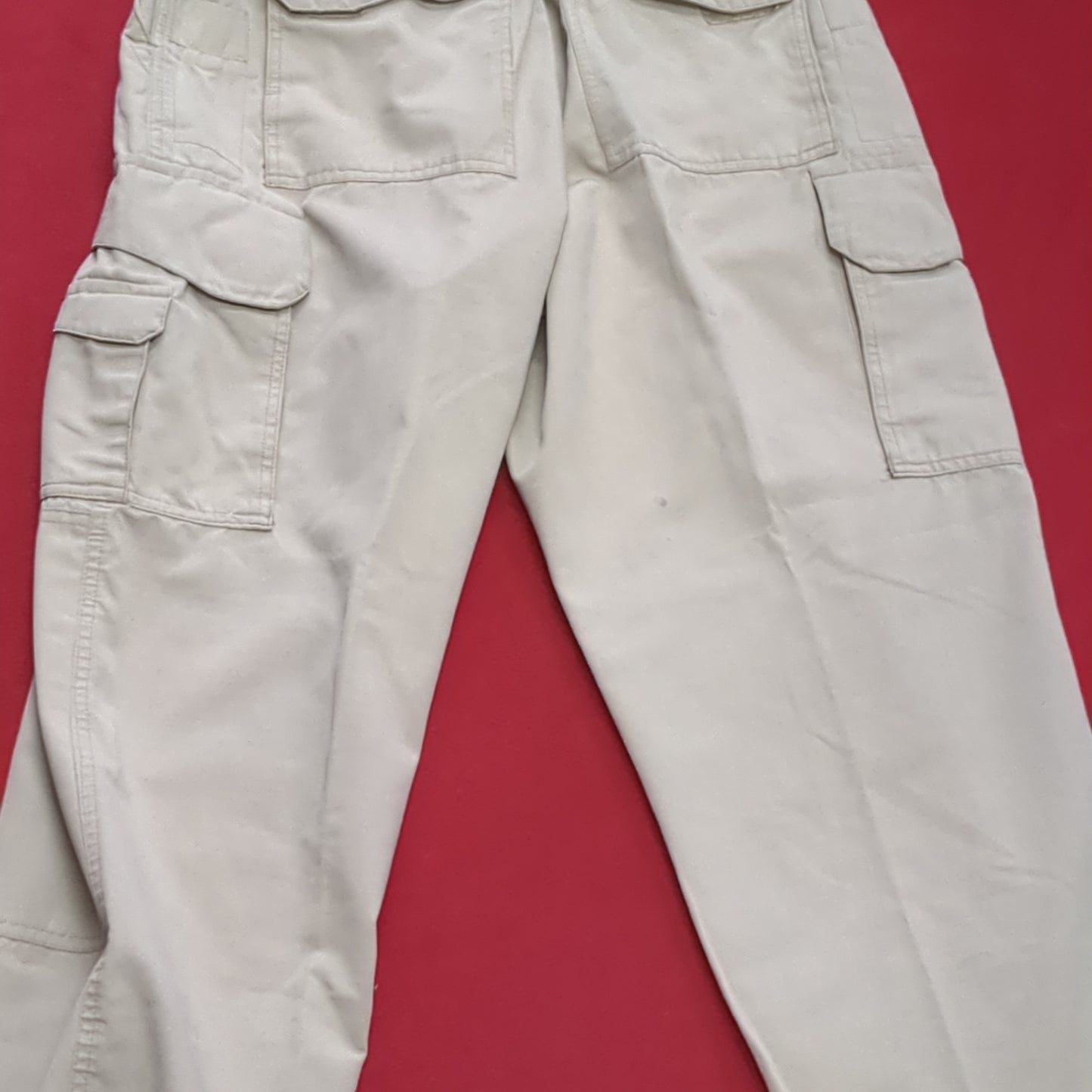 TRU SPEC Mens Size 32x32 Tactical Cargo WORK Pants Tan Good Condition (eb08-SEP144)