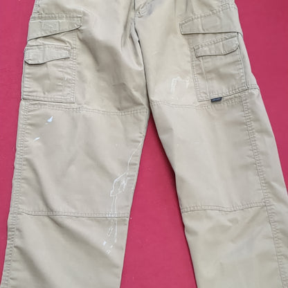 TRU SPEC Mens Size 32x32 Tactical Cargo WORK Pants Dark Tan Used (eb08-SEP145)