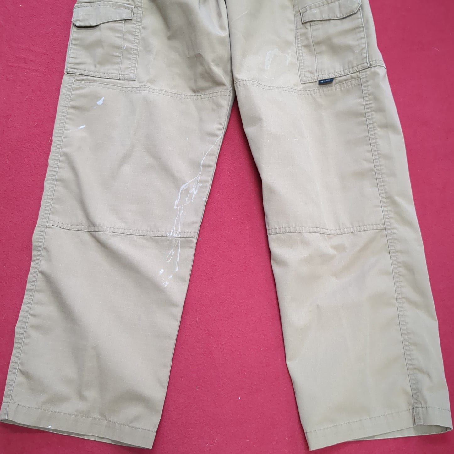 TRU SPEC Mens Size 32x32 Tactical Cargo WORK Pants Dark Tan Used (eb08-SEP145)