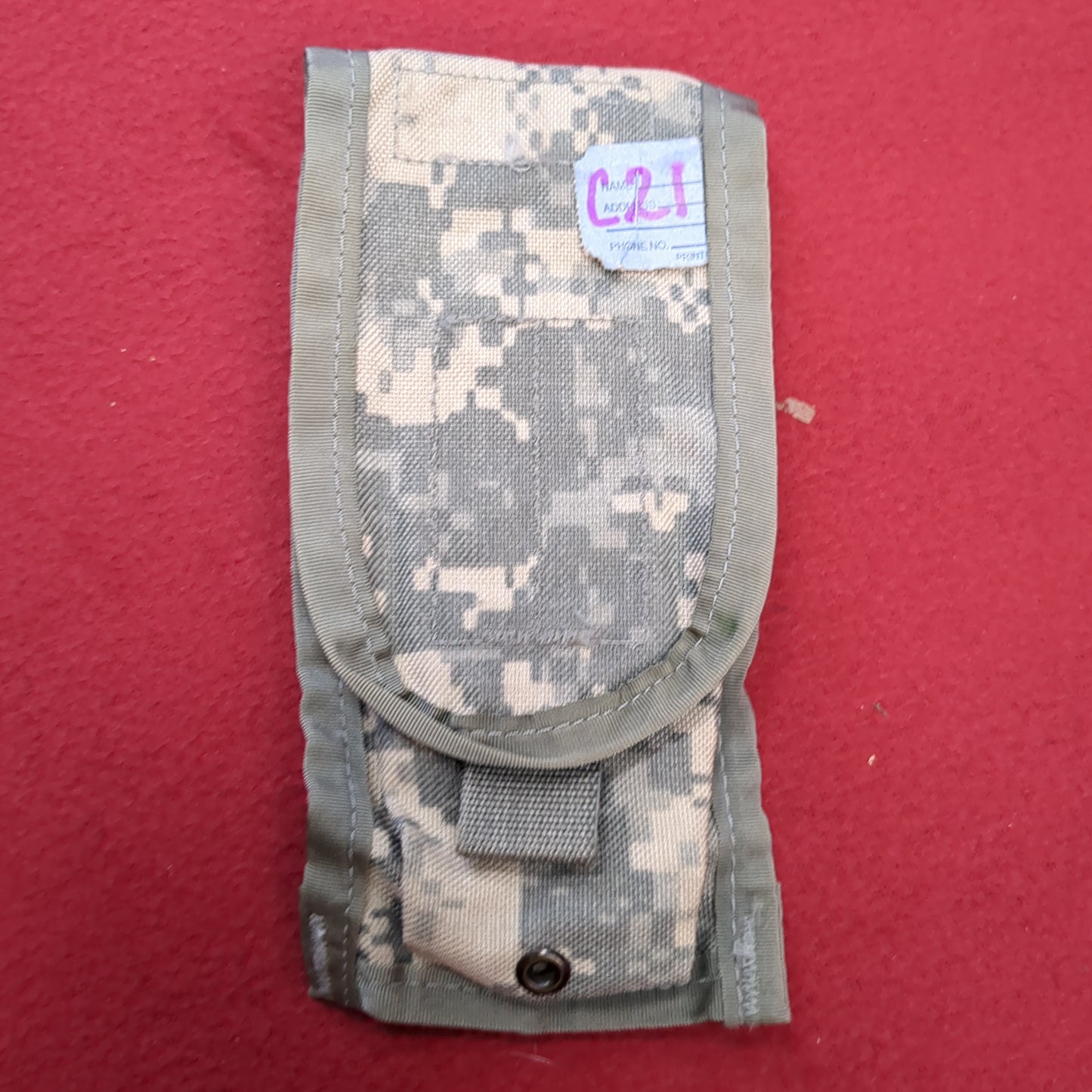 US Army UCP Double Magazing Pouch Molle II ACU Digital Good Condition (ACU-C21)