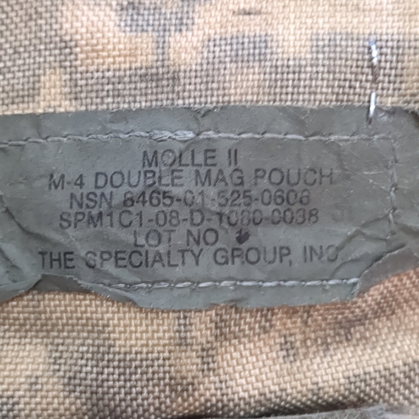 US Army UCP Double Magazing Pouch Molle II ACU Digital Good Condition (ACU-C21)