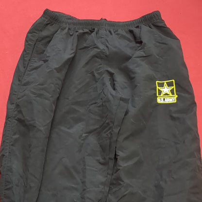 US Army Medium Short PT Pants Black Gold APFU Uniform Excellent Condition (fb07-SEP157)