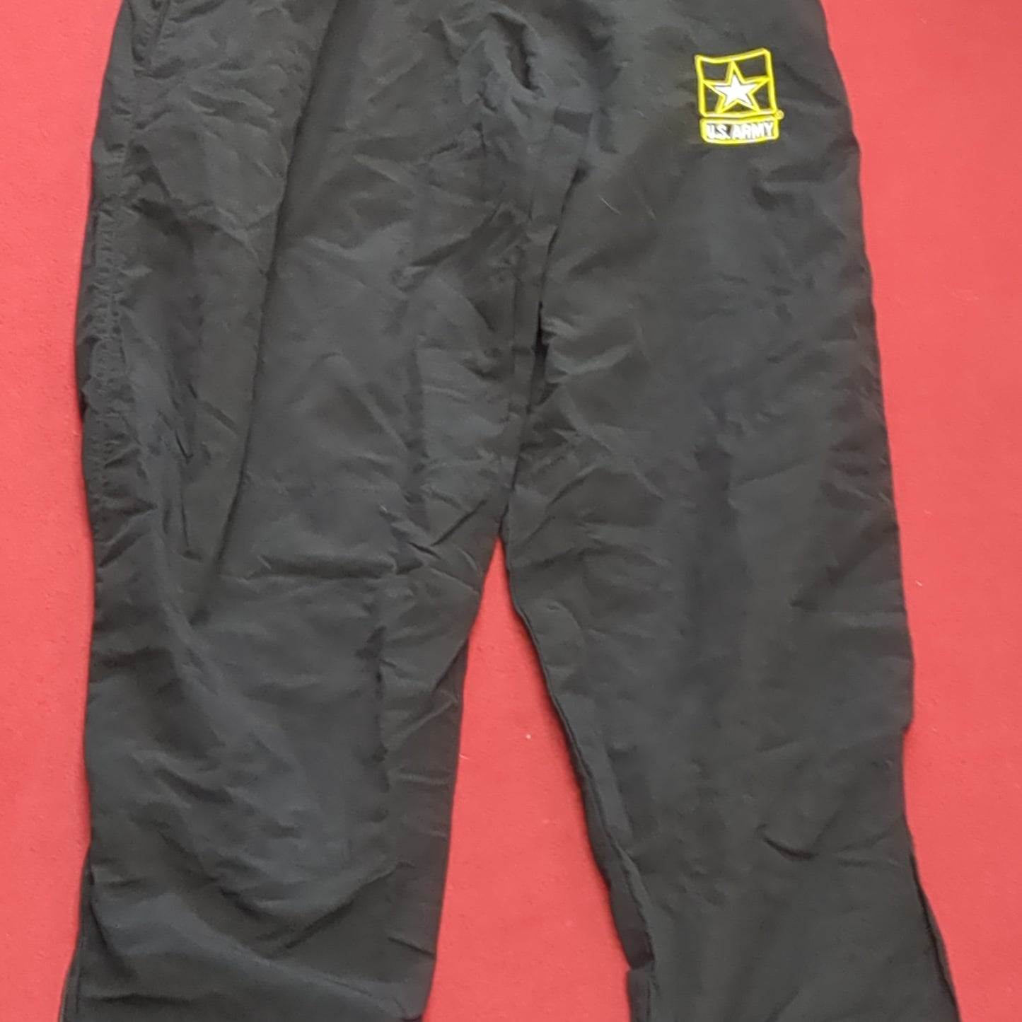 US Army Medium Short PT Pants Black Gold APFU Uniform Excellent Condition (fb07-SEP157)