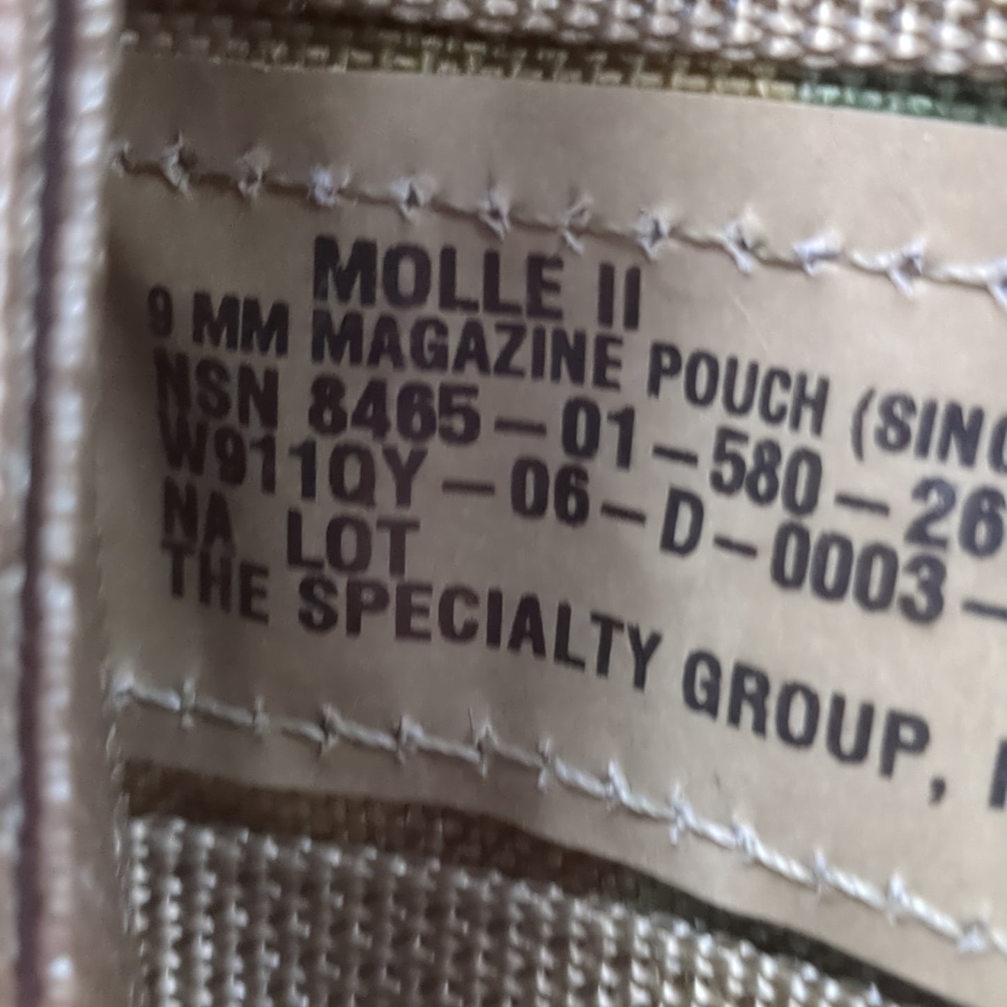 *Lot of Two* US Army 9 mm single mag Pouch OCP Multicam Molle II Good Condition (34cr- ca2-OCT02)