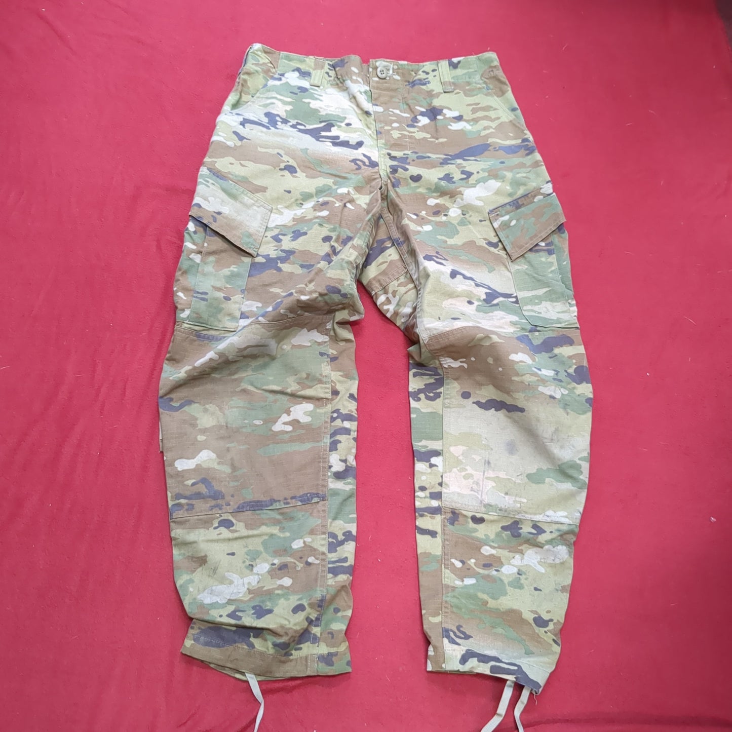 NOS SET of US Army Medium Short Multicam Frac Uniform Top Pants Air Force Used (fc06-YAM11)