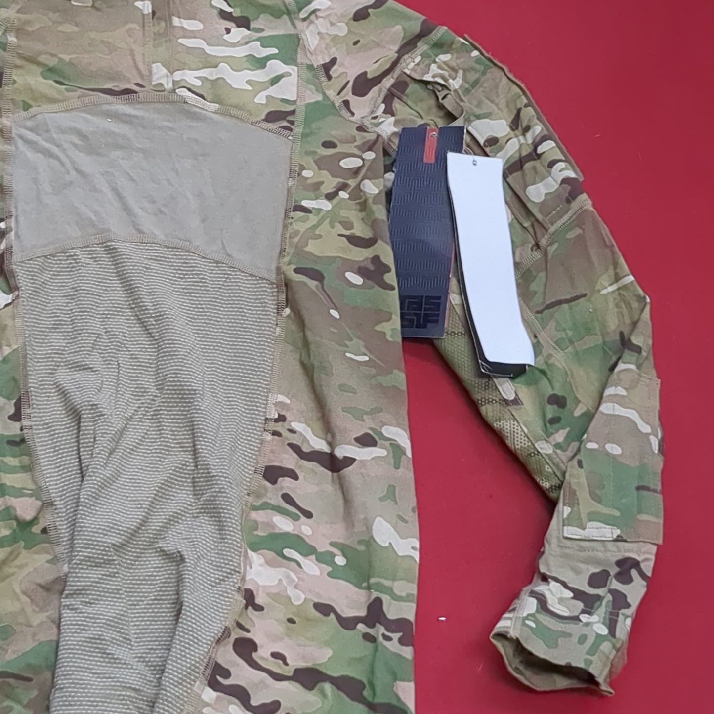 NWT US Army Deployment Large 1/4 Quarter Zip OCP Multicam Frac Combat Top (cso- fa10-YLU67)