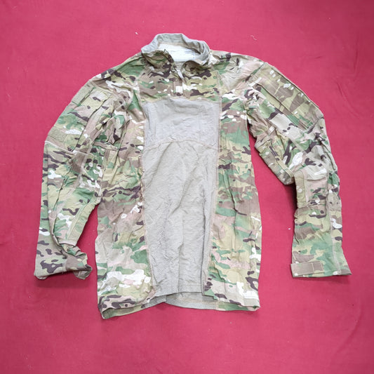 NOS Medium 1/4 Quarter Zip Type 2 Combat OCP Multicam FRAC Top Shirt Excellent (cso- fa10-OCT47)