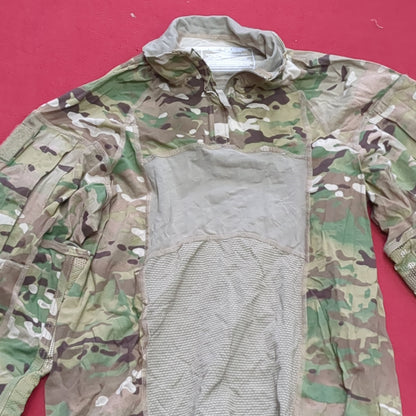 NOS Large 1/4 Quarter Zip Type 2 Combat OCP Multicam FRAC Top Shirt Excellent (fa09-MAR20)