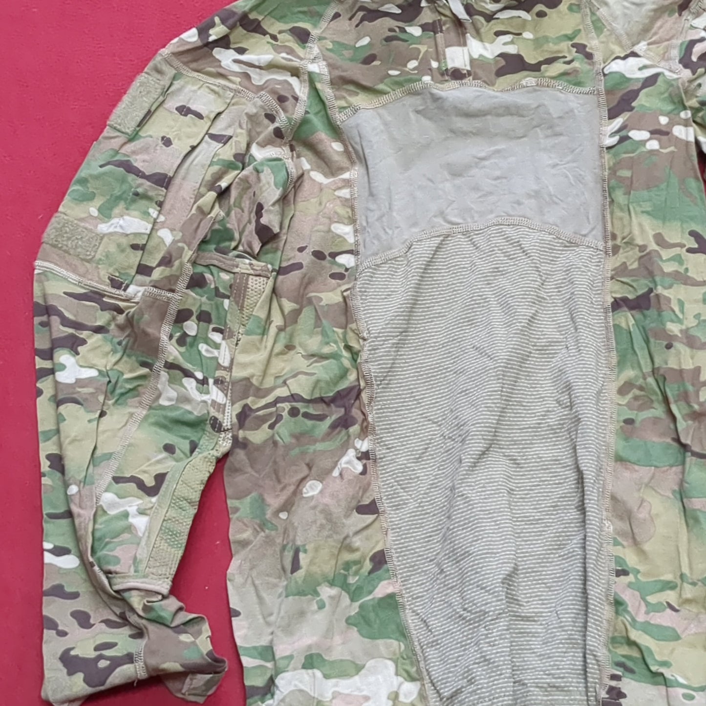 NOS Large 1/4 Quarter Zip Type 2 Combat OCP Multicam FRAC Top Shirt Excellent (fa09-MAR22)