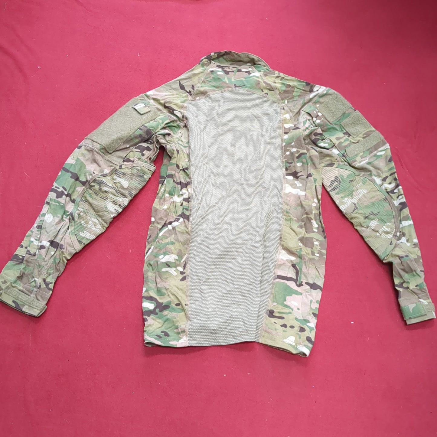 Small 1/4 quarter zip type 2 combat ocp multicam frac top shirt used (fa06-enu02)