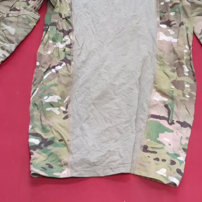 Small 1/4 quarter zip type 2 combat ocp multicam frac top shirt used (fa06-enu02)