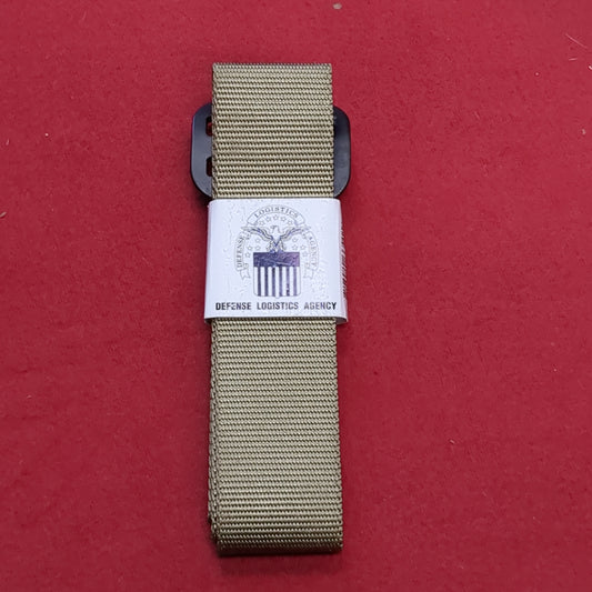 New Unused DLA Size: 40 499 Tan Coyote BDU Lightweight Rigger Belt (gcg1- da11-OCT49)