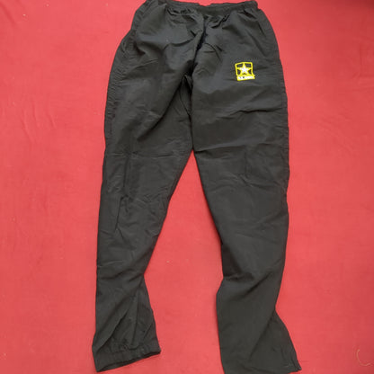 NOS US Army Medium Long PT Pants Black Gold APFU Uniform Excellent Condition (fb14-OCT54)