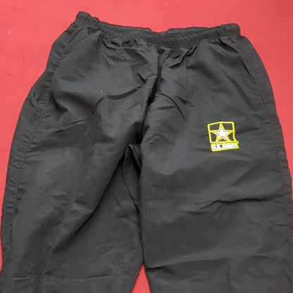 NOS US Army Medium Long PT Pants Black Gold APFU Uniform Excellent Condition (fb14-OCT54)