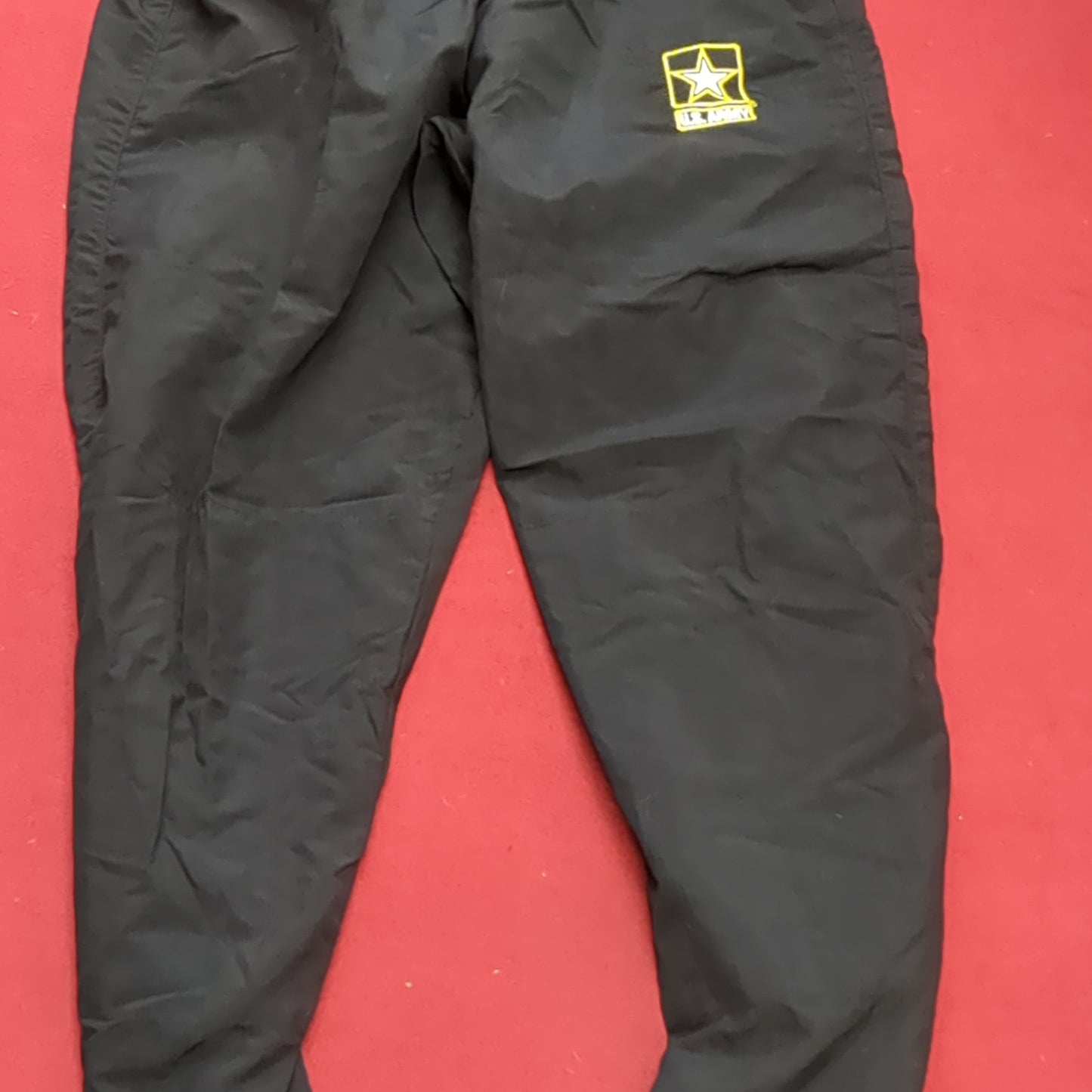 NOS US Army Medium Long PT Pants Black Gold APFU Uniform Excellent Condition (fb14-OCT54)