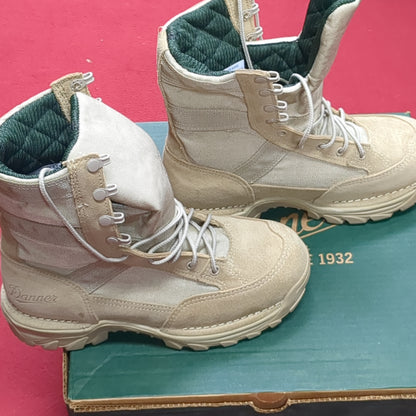 USGI W Rivot TFX 8 Tan 400G GTX Thin Goretex Danner Boots Size : 8 Excellent Condition (ws-OCT56)