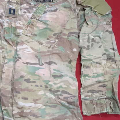 US Army LARGE X-LONG Multicam Flame Resistant Frac Uniform Top Shirt USED (ocp3- fa17-MH60)