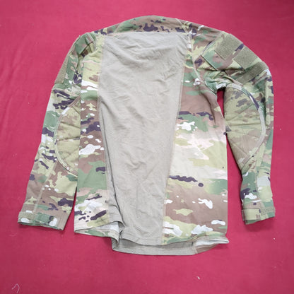 US Army Medium 1/4 Quarter Zip Type 2 Combat OCP Multicam FRAC Top Shirt (cso- fa10-YLU19)