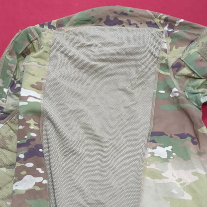 US Army Medium 1/4 Quarter Zip Type 2 Combat OCP Multicam FRAC Top Shirt (cso- fa10-YLU19)