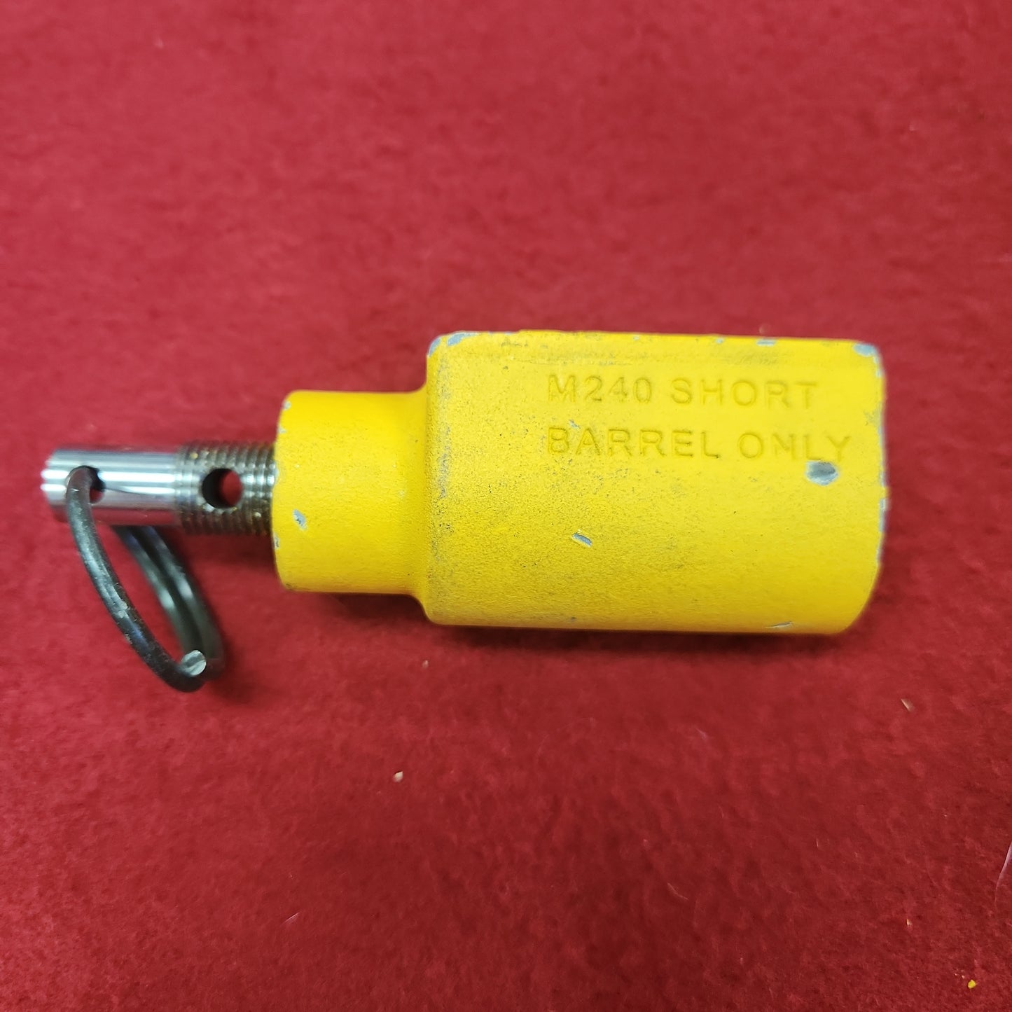 USGI M240 Short Barrel ONLY Blank Firing Adapter YELLOW (BFA-Short)