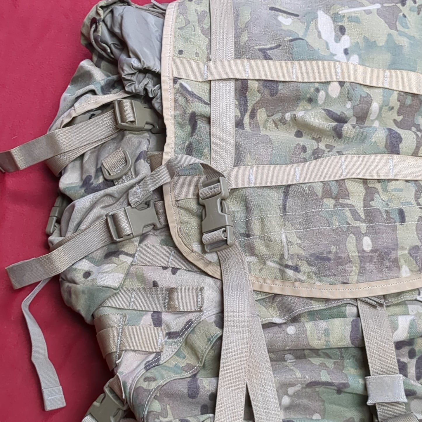 "Ranger Ready' OCP Large Molle II Ruck w/ The Gibson Mod w/ Name Tape & Cat Eyes (MCINTYRE)